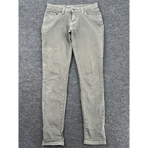 Levi's 535 Legging Jeans Womens 30x30 Olive Gray Denim Cotton Stretch Mid Rise